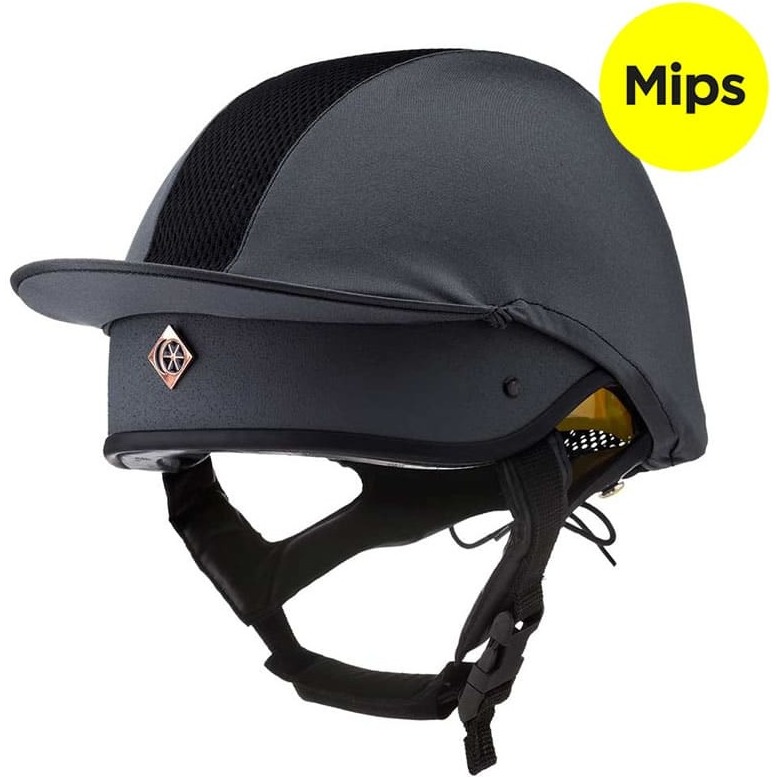 Charles Owen Esme MS1 Pro Casque ESMEMS1P - Grey / Rose Gold Soie